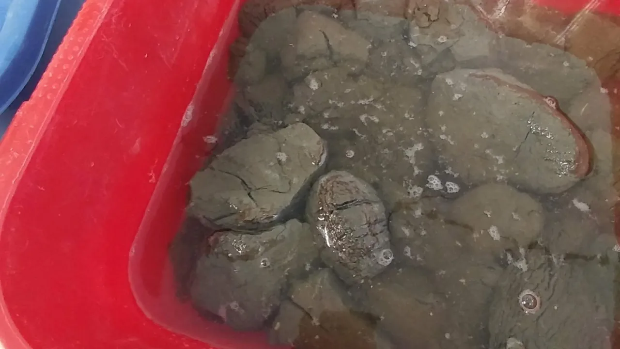 wekende kleiballen