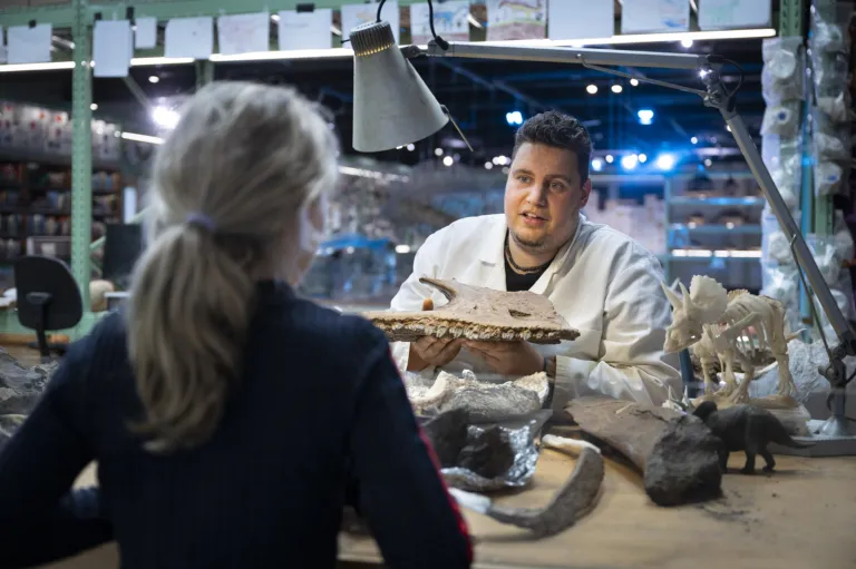 Martijn in Dinolab
