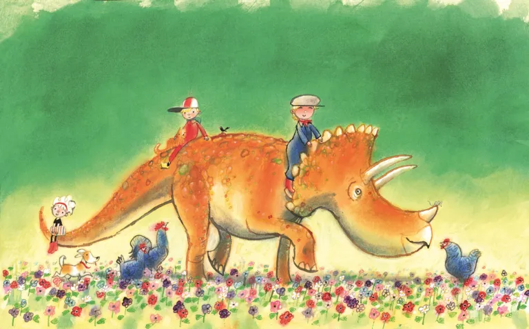Omslag Boer Boris en de dino