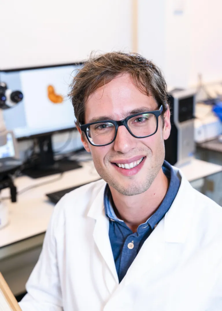 Pollen biologist Marcel Polling