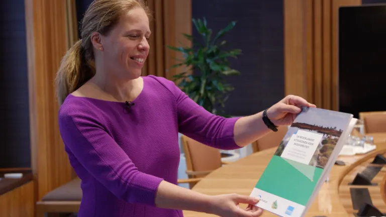 Overhandiging Actieagenda voor Biodiversiteit aan demissionair minister Schouten
